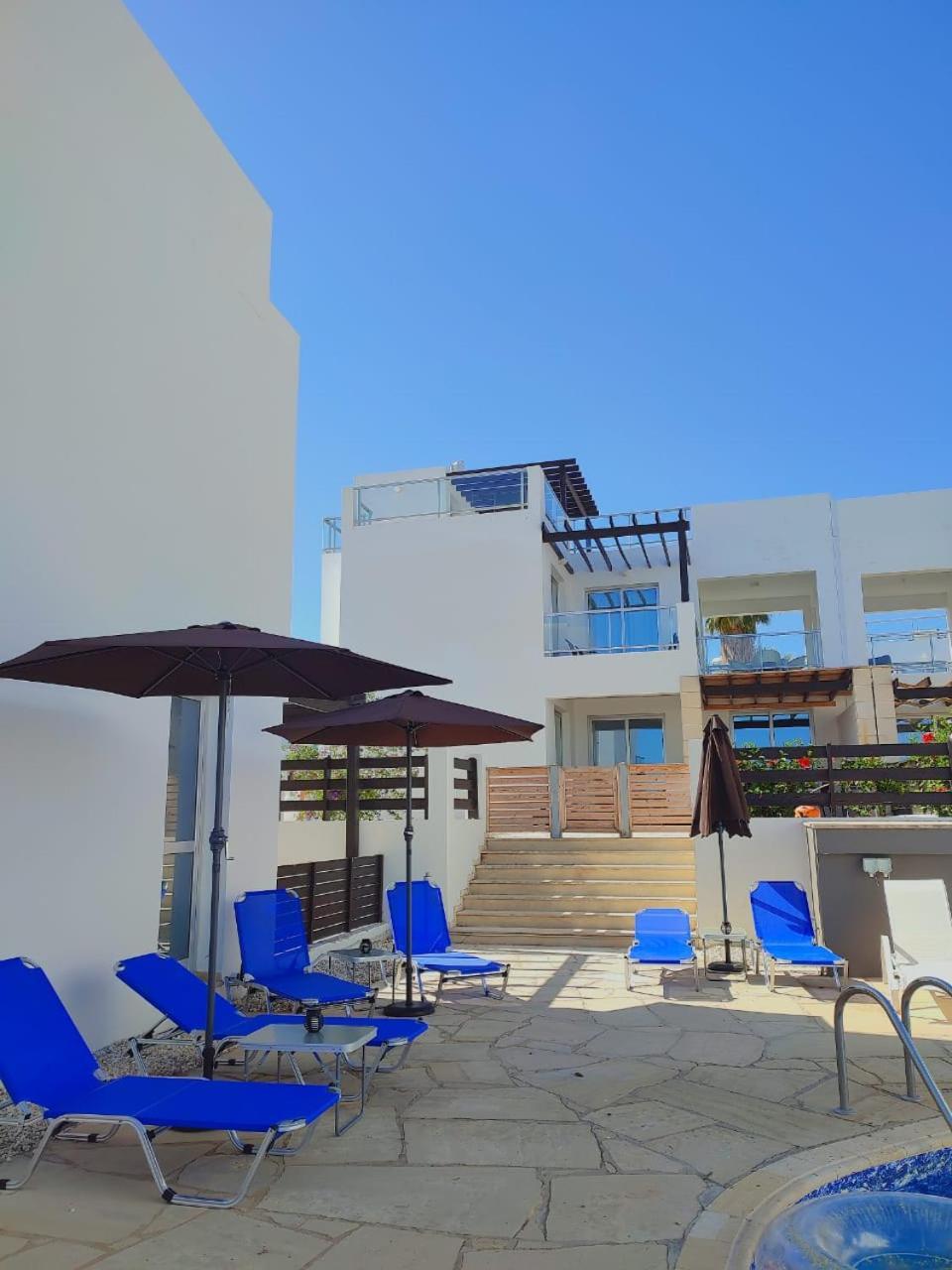 3 Bedroom Coral Bay Panorama Seaview Villa Pool Εξωτερικό φωτογραφία